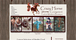 Desktop Screenshot of crazyhorseconsignment.com